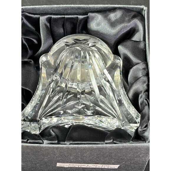 Waterford Crystal "Abbey" Small Quartz Mantel Clock 3.5"x4" with Box Vtg 2000 - Picture 6 of 8